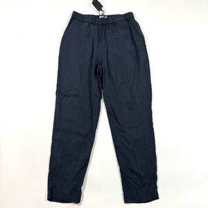 New Vetta Casual Tapered Pants Blue Lyocell Trouser